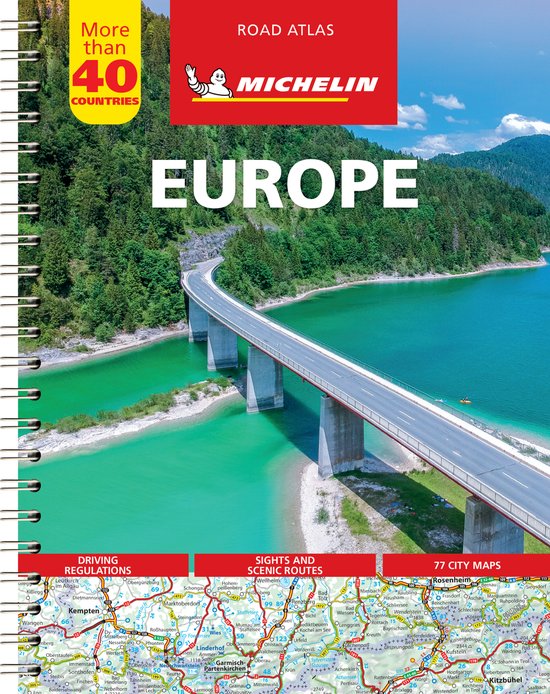 Michelin Straßenatlas Europa mit Spiralbindung - cover