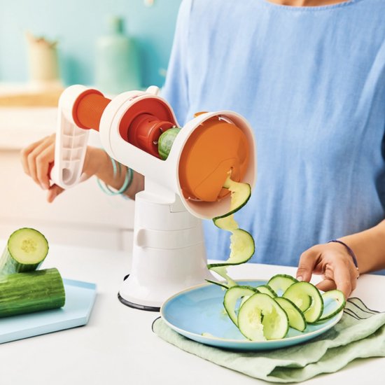 Tupperware Adaptachef Spiralizer Complet – Neuf – Avec Livret De Recettes Et 2 Cônes