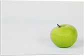 Acrylglas - Appel - Groen - Fruit - Gezond - 75x50 cm Foto op Acrylglas (Met Ophangsysteem)
