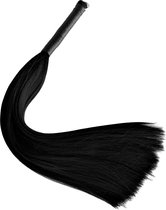Kiotos - Zweep - Verleidelijke Haarzweep van 100% Polyester - Lengte 65 cm - Zwart