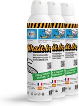 Wexit.bz - Volumepack Wespenspray - 3x Wespenverjager op bronwaterbasis - Dier- en natuurvriendelijk - Binnen en Buiten