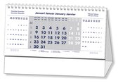 MGPcards - Buro maandkalender 2024 - Zwart