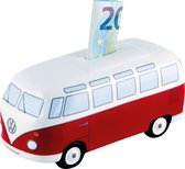 Volkswagen T1 Bus spaarpot Rood - Schaal 1:22