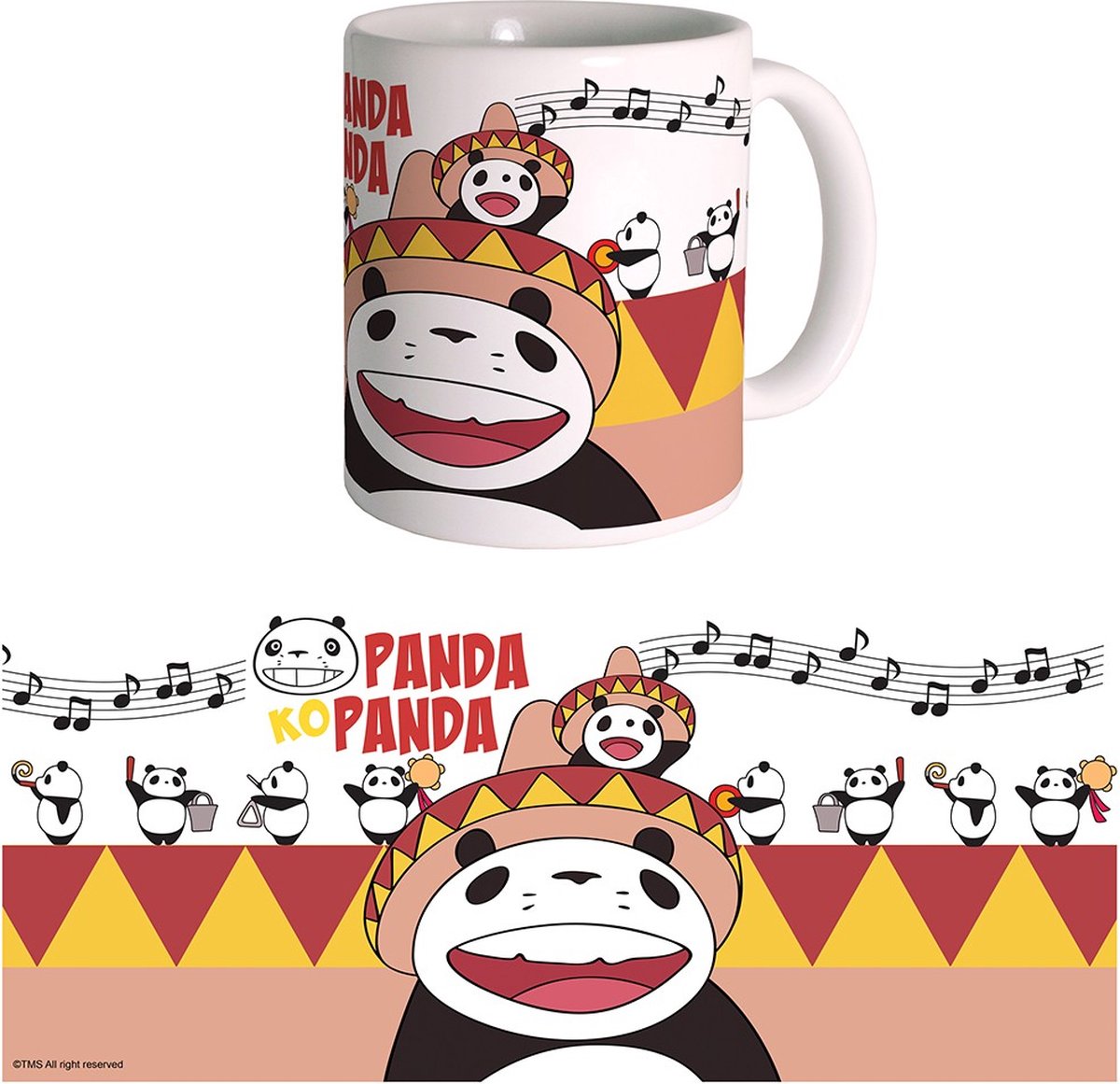 Panda! Go, Panda! - Notities Klassieke Mok 340 ml