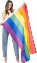 Smiffys - Pride Rainbow Vlag - Regenboog