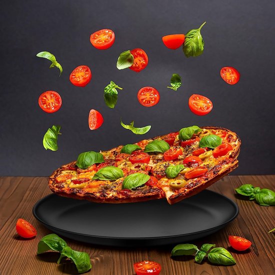 Plat Pizza Plat à Pizza En Acier Inoxydable, Plaque De Cuisson à Pizza Ronde Plateau De Four à Pizza En Acier Inoxydable, Plateau De Rangement Multifonctionnel Rond En Métal Plateau De Cuisson Plat Pizza Plat à Pizza En Acier Inoxydable, Plaque De Cuisson à Pizza Ronde Plateau De Four à Pizza En Acier Inoxydable, Plateau De Rangement Multifonctionnel Rond En Métal Plateau De Cuisson