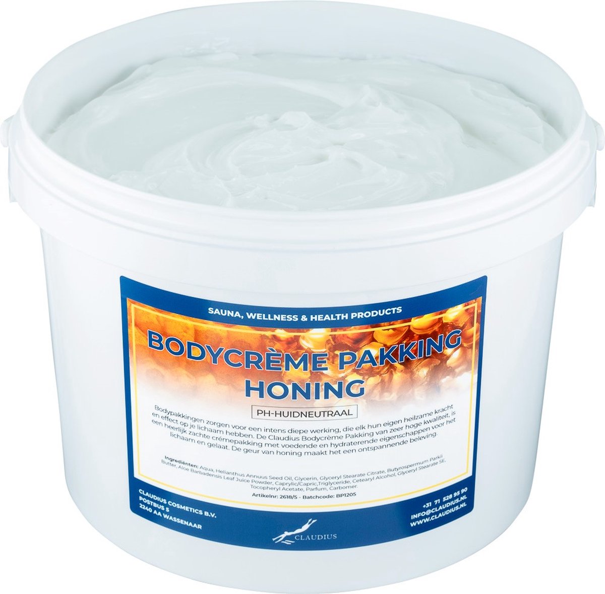 Goedkoopste Bodycrème Pakking Honing - 1 liter