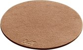 Daff - Onderzetter Vilt Rond 20 cm. Toffee - Bruin