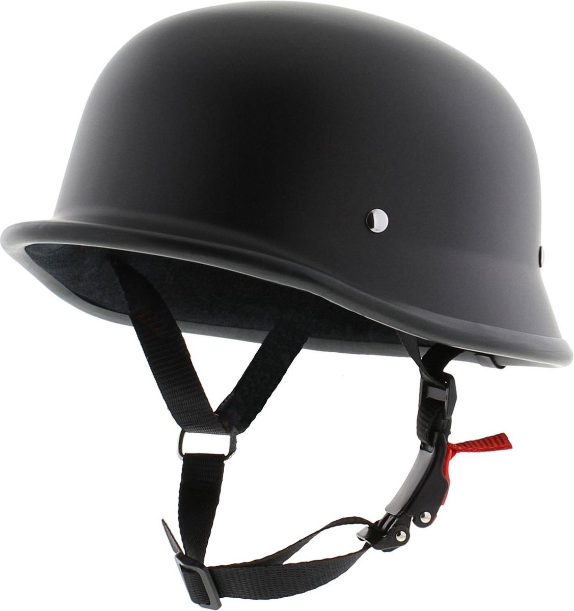 Motorfiets Vintage Duitse Leren Halfhelm, ECE Goedgekeurd Volwassen Heren Dames Retro Open Helm, Met Bril En Verborgen Vizier Cruiser Scooter Gratis Gezichtsbedekkingen A,S