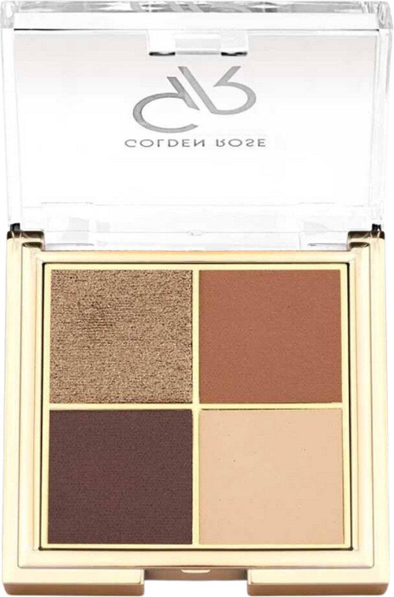 Golden Rose - Quattro Eyeshadow Palette 04 - 4 in 1