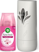 Désodorisant à pulvérisation automatique Air Wick Freshmatic - 2 Recharges - Fleur de cerisier asiatique - Rosée printanière Pure et fresh - Pack économique