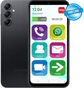 SeniorenTAB smartphone Plus BE - Op basis van Samsung - 64GB - 6.6 inch scherm - Zwart