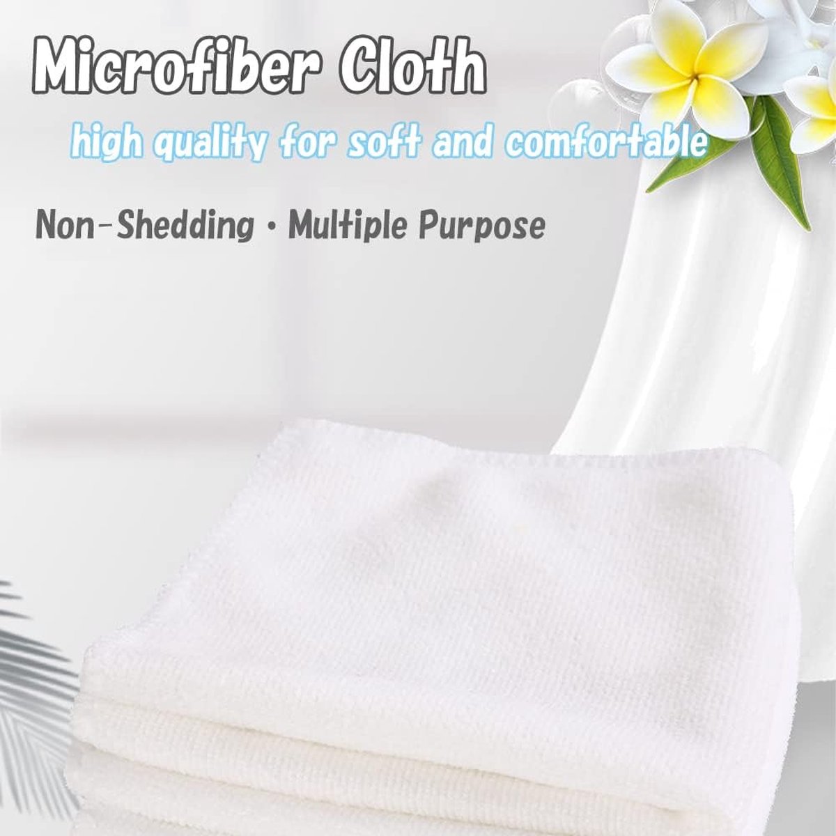 MR.SIGA Chiffon de Nettoyage en Microfibre, Serviettes de