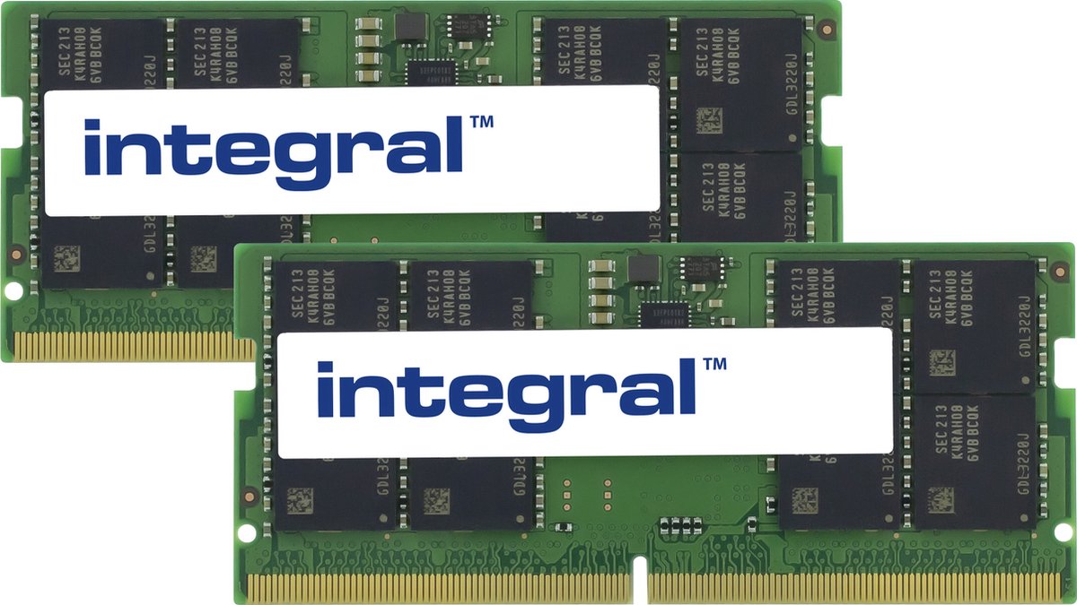 Integral IN5V16GNJRDXK2 geheugenmodule 32 GB 2 x 16 GB DDR5 262-pin SO-DIMM