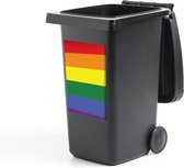 Container sticker Regenboog - Pride - Love - 40x60 cm - Kliko sticker