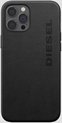 Diesel Moulded Back Case - Geschikt voor Apple iPhone 12 Pro Max (6.7") - Zwart