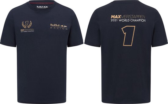 Red Bull Racing Max Verstappen Tribute No.1 T-shirt-XL - Red Bull Racing