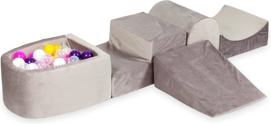 MEOWBABY Speelset met Ballenbak voor Kinderen - Speeltuin Set