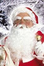 Widmann - Kerst & Oud & Nieuw Kostuum - Luxe Kerstmanset - Wit / Beige - Kerst - Verkleedkleding