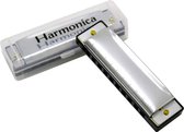 Mondharmonica - C Majeur - Blues Harp C - Speelgoed Instrument - Muziekinstrumenten Voor Volwassenen / Kinderen - Zilver