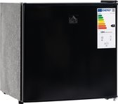 Bol.com HOMCOM - Mini-vriezer - Temperatuurregeling - IJsblokjeshouder - Zwart aanbieding