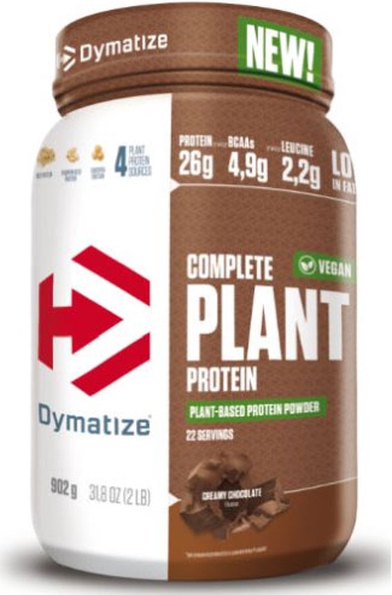 Complete Plant Protein Inhoud - Smaak Creamy Chocolate