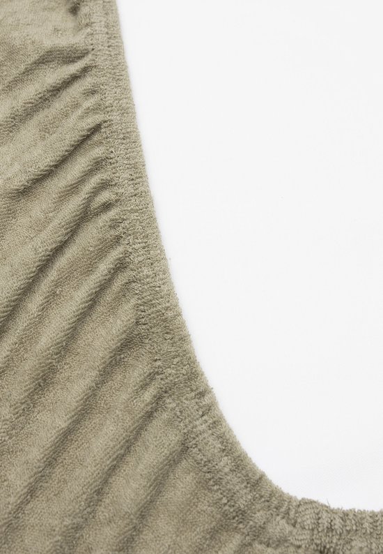 Jollein - Aankleedkussenhoes Badstof 50x70cm - Zachte Hoes Baby Aankleedkussen - Olive Green — afbeelding 3