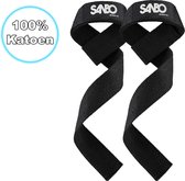 Sanbo Lifting Straps - Set 2 Stuks - Zwart - Wrist Wraps