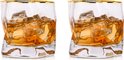 Whiskey glazen set whiskyglas: 2 stuks edele rum tumbler wijnglazen zonder steel mannen papa Scotch Vodka Bourbon Irish Single Rye Malt Whiskey Gin Tonic Cocktail Image