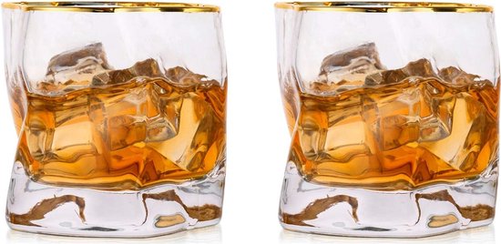Ensemble de verres à whisky Whisky Rhum Gin Bourbon Verre à