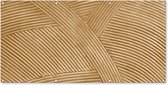 Wanddecoratie buiten Structuur - Natuur - Kunst - Rotan - 160x80 cm - Tuindoek - Buitenposter