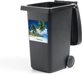 Container sticker Strand - Palmboom - Tropisch - 40x40 cm - Kliko sticker