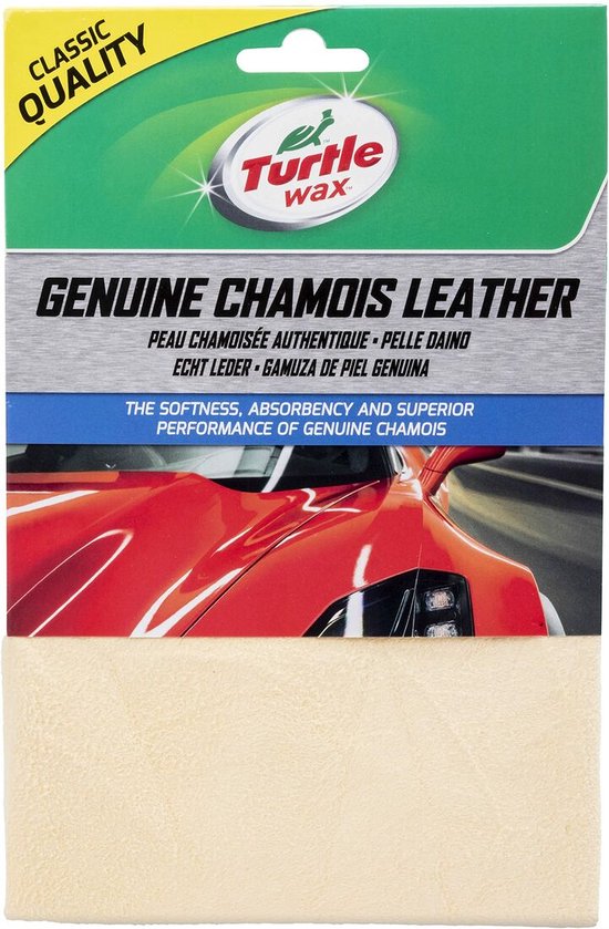 Turtle Wax peau de chamois naturelle 43x28 cm