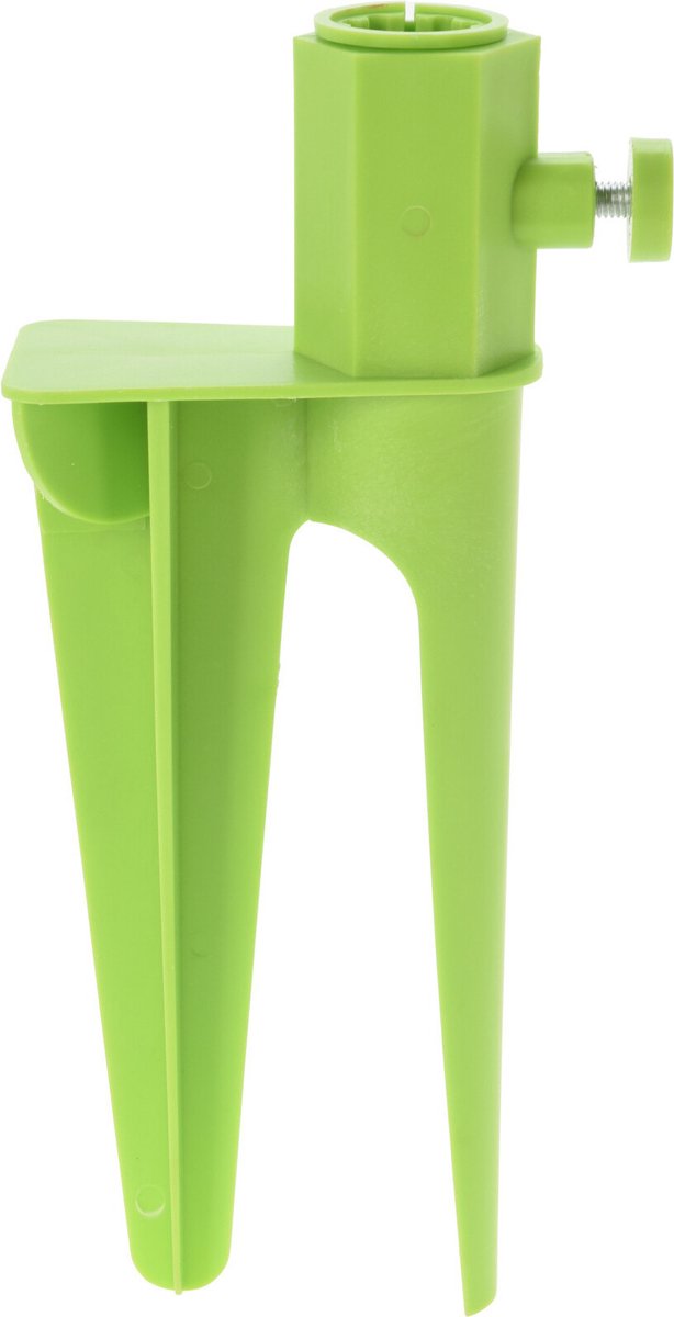 Pro Beach Parasolboor met dubbele spies - groen - kunststof - parasolharing/parasolhouder