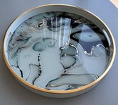 Fugurato Expoxy-look Dienblad Marble - 36cm