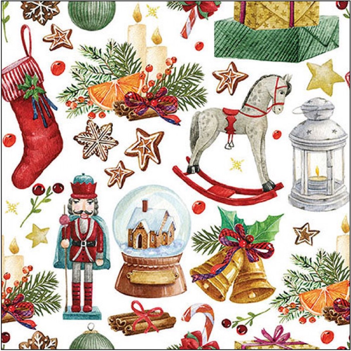 Ambiente - Lunch servetten - Vintage ornaments