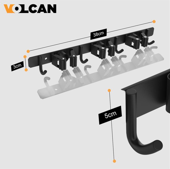 Strents® Porte-balai - Système de suspension pour balais Outils de