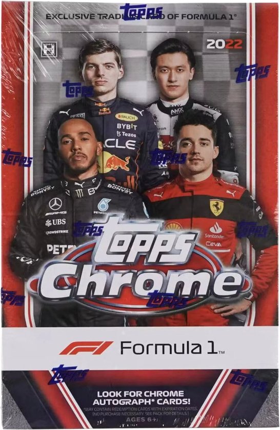 Afbeelding van het spel Topps Chrome Formula 1 2022/23 (1 Booster)