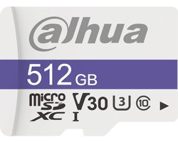 Dahua 512GB C100 microSD - Geheugenkaart - Micro SD - SDXC - V30 - 95 MB/s