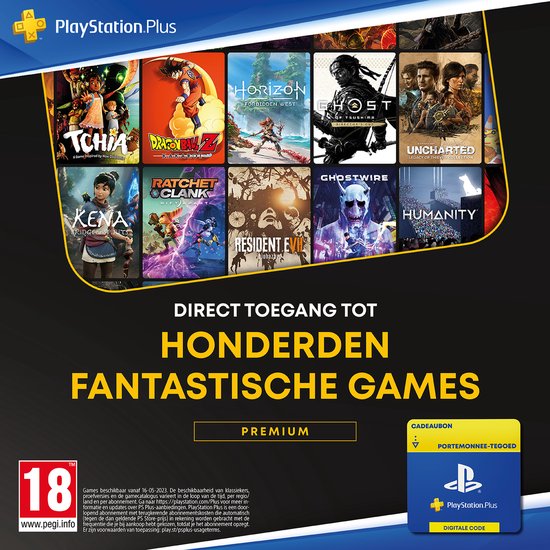 100 euro PlayStation Store tegoed - PlayStation Kaart (NL)