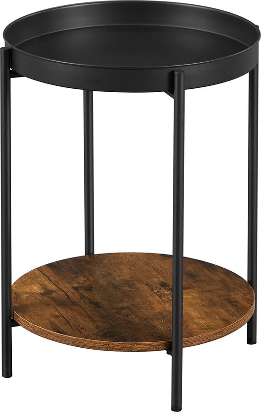 Salontafel Nice Zwart Set van 2 | Wonen