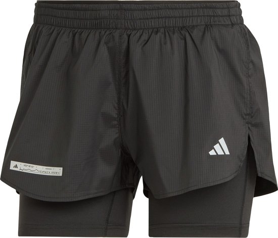 adidas Performance Ultimate Two-in-One Short - Dames - Zwart- 2XS