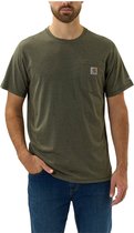 Carhartt Force Flex Pocket T-shirt Met Korte Mouwen En Relaxte Pasvorm Groen L