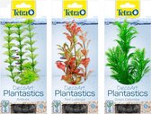 Tetra - Decoart - Plantastics - Aquariumplanten - Aquarium - Ambulia + Red Ludwigia + Green Cabomba - 22 cm - S - Set van 3 stuks