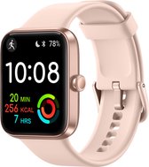 Silicone Smartwatch Bandje - Geschikt voor de FITNOVA Watch - Roze