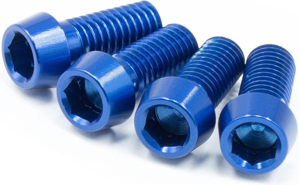 JRC-Components Bottle Cage Bolts | 4pcs Blue