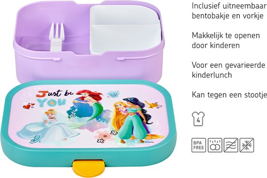 Mepal Gourde Pop-up et Lunch Box Campus Disney Princess