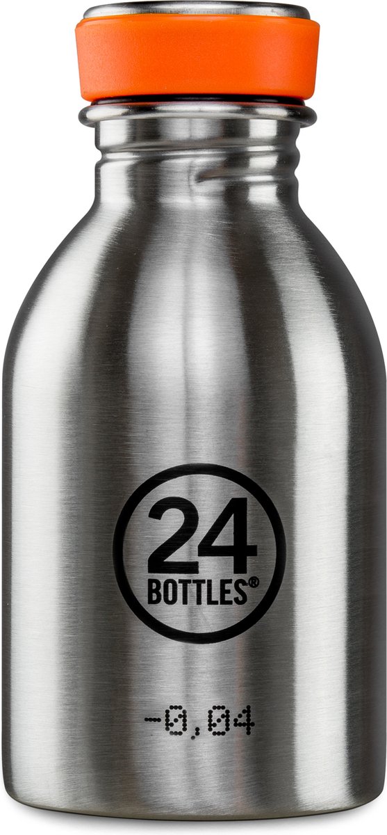 24Bottles Drinkfles Urban Bottle Steel 250 ml | bol.com