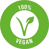 Vegan sticker op rol - 500 stuks - 20mm - HACCP - voedseletiket