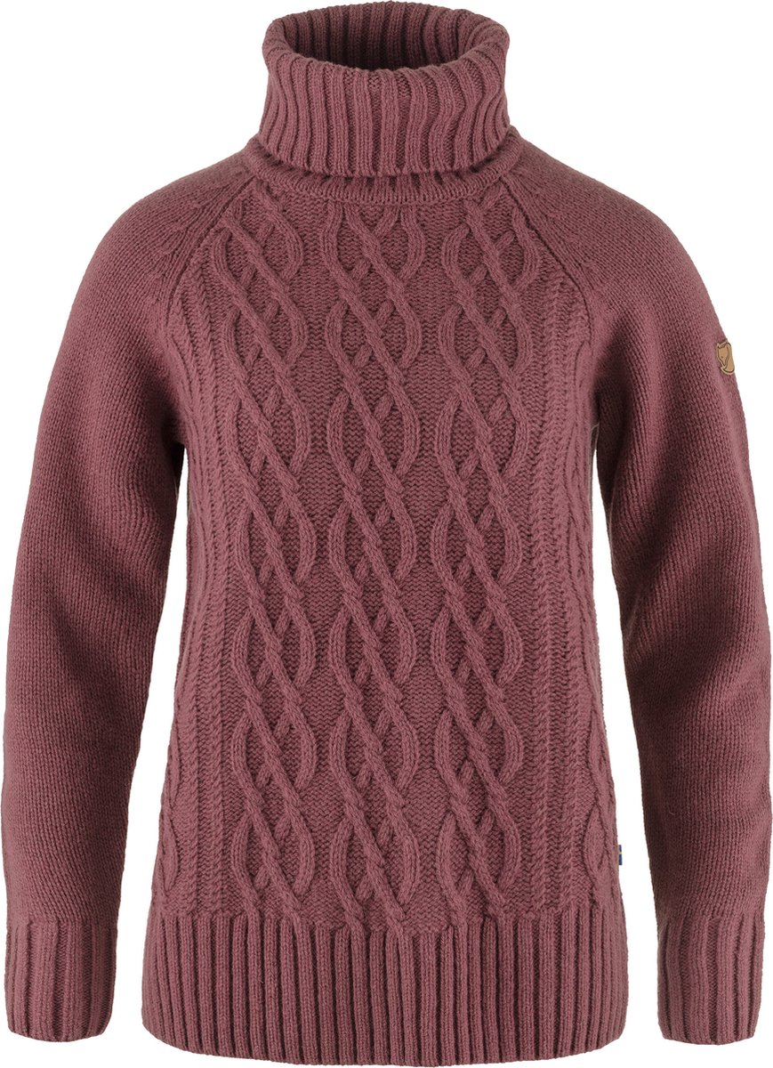 Fjällräven Övik Cable Knit - Mesa purple - Maat Damen_M